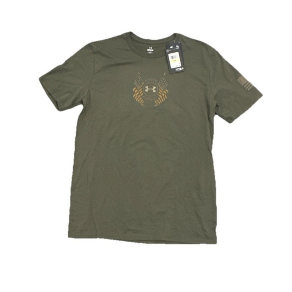 Under Armour Men's Freedom Snake T-Shirt, Dark Green, Medium, New